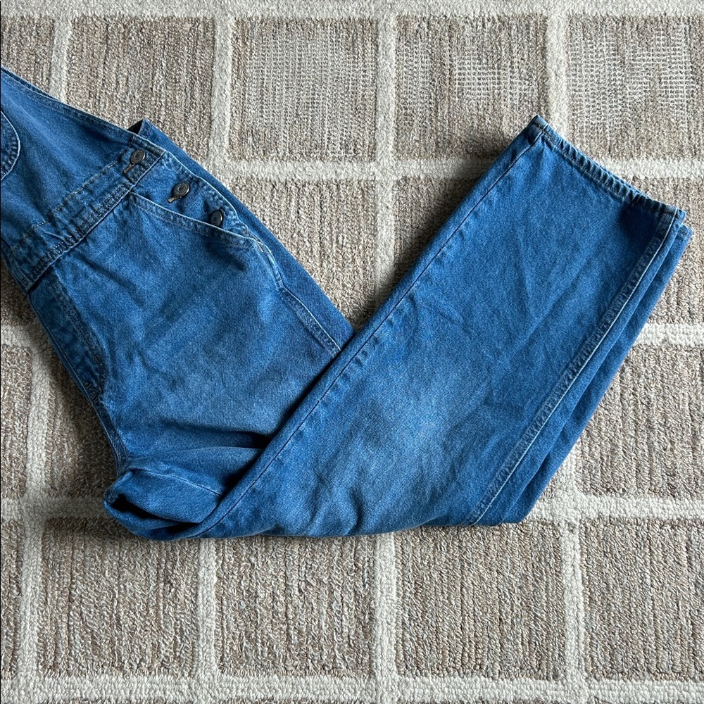 Old Navy Classic Blue Denim Overalls - Picture 4 of 5